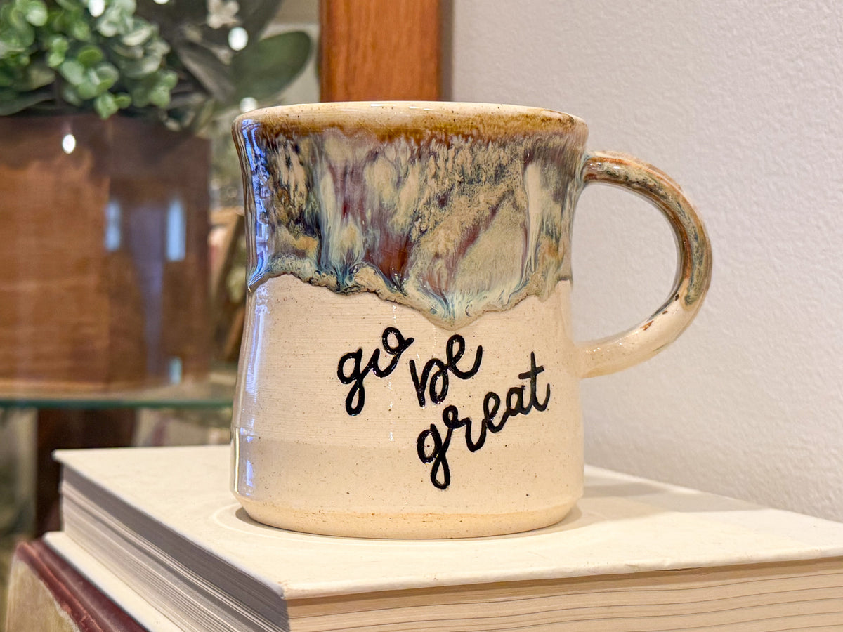Go Be Great Mug - Handmade Ceramics
