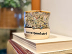 Overstimulated Thumb Cup - Handmade Ceramics