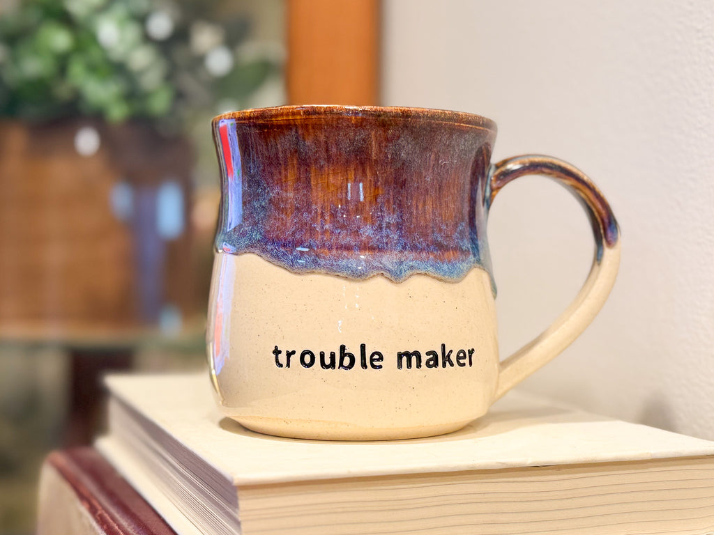 Trouble Maker Mug - Handmade Ceramics