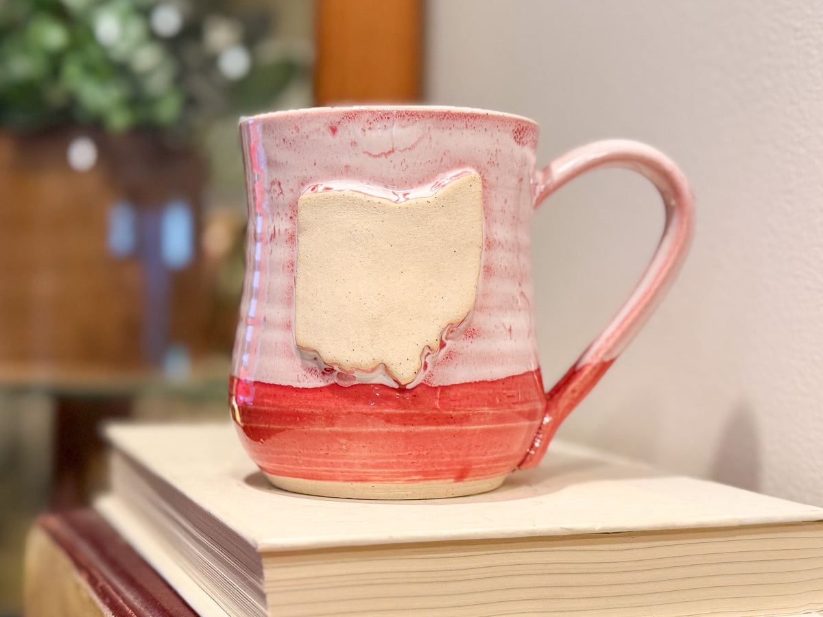 Pink Ohio Mug - Handmade Ceramics