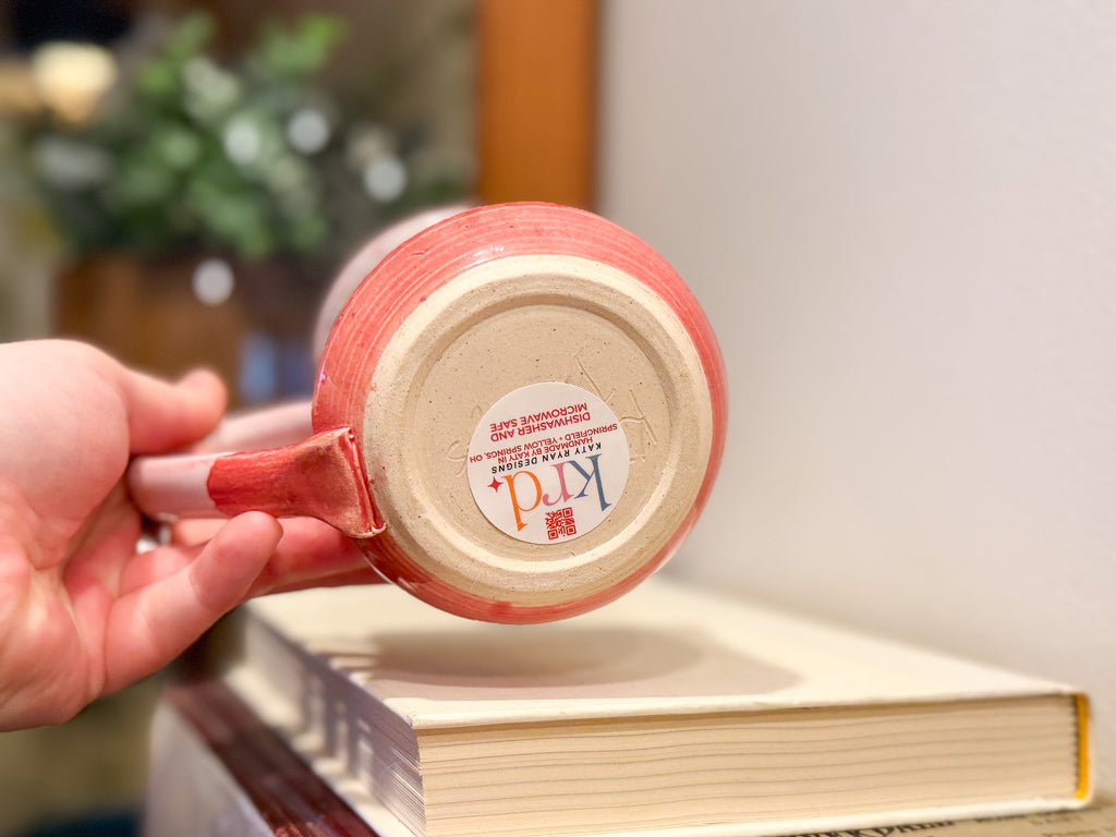 Pink Ohio Mug - Handmade Ceramics