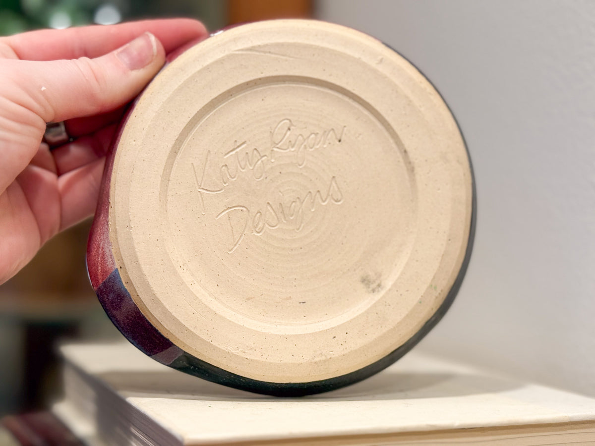Two Toned Spoon Rest - Handmade Ceramics