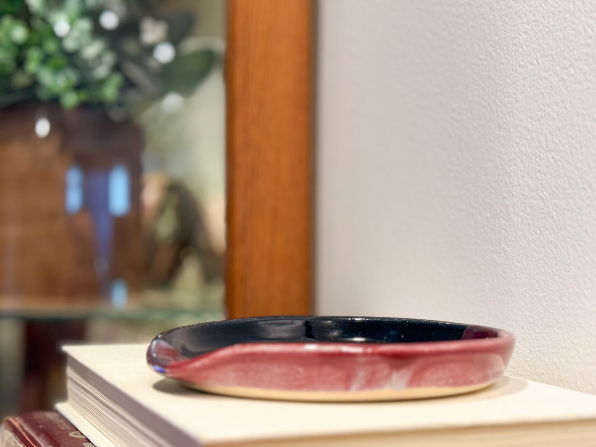 Two Toned Spoon Rest - Handmade Ceramics